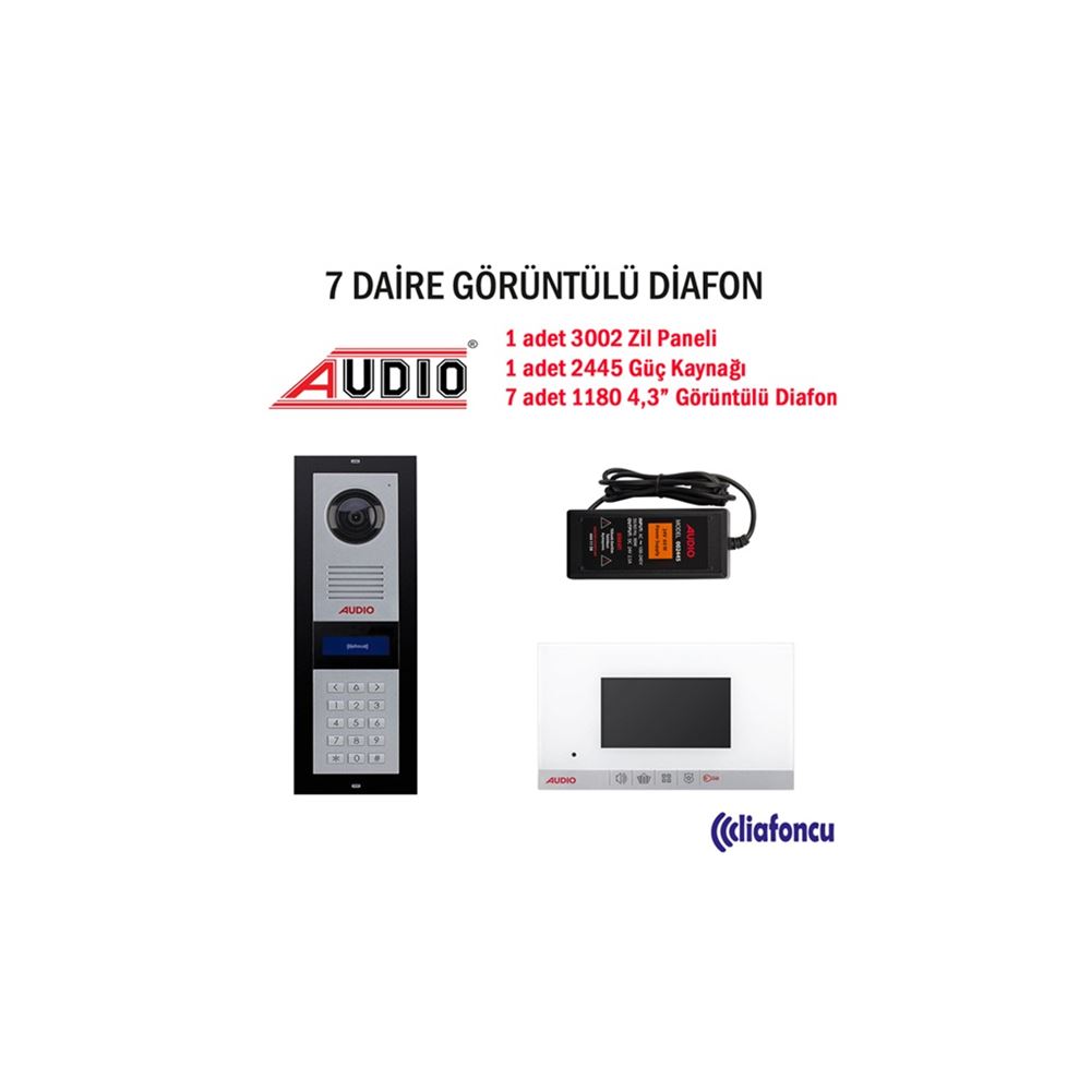 7 Daire Audio 4.3 inç Görüntülü Diafon Fiyatı